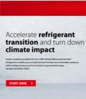Accelerate refrigerant